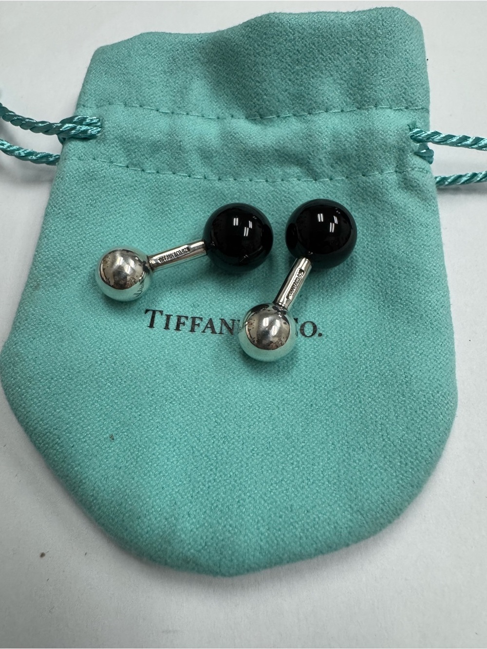 Tiffany &Co. Sterling silver cuff links